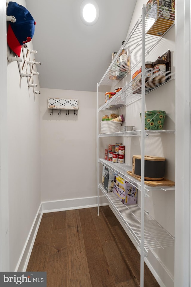 view of pantry