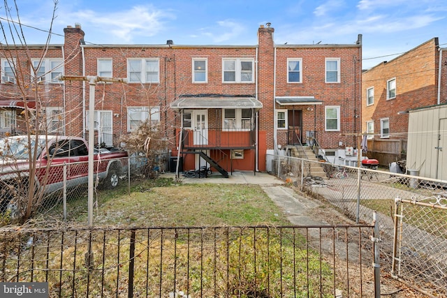 view of rear view of property