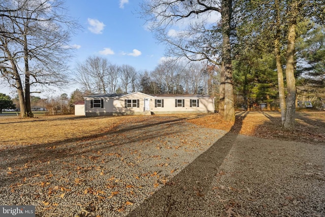 view of ranch-style house