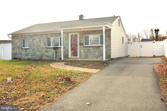 view of front of home