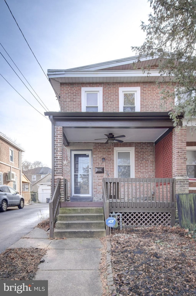 view of front facade with a porch