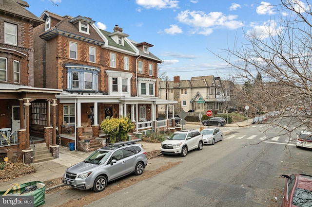 view of front of home with a porch