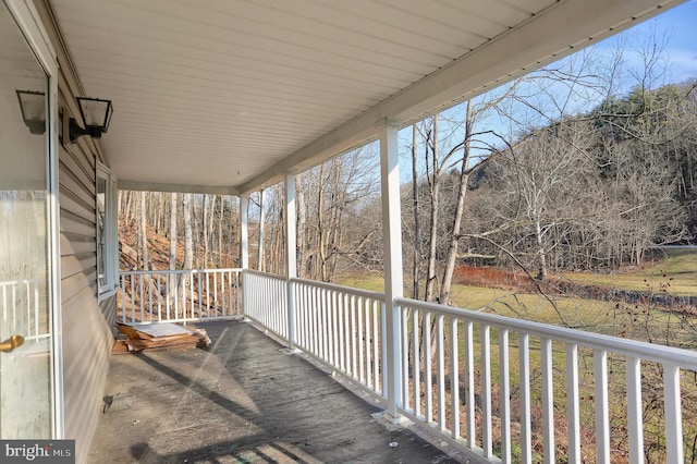703 Dauva Luch Rd, Herndon, PA 17830 - wooden terrace with a porch