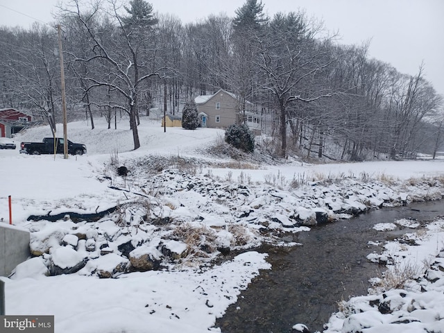 703 Dauva Luch Rd, Herndon, PA 17830 - view of yard covered in snow