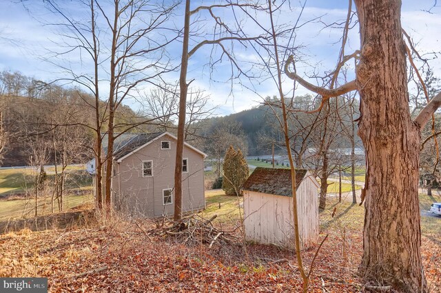 703 Dauva Luch Rd, Herndon, PA 17830 - view of yard featuring a storage shed