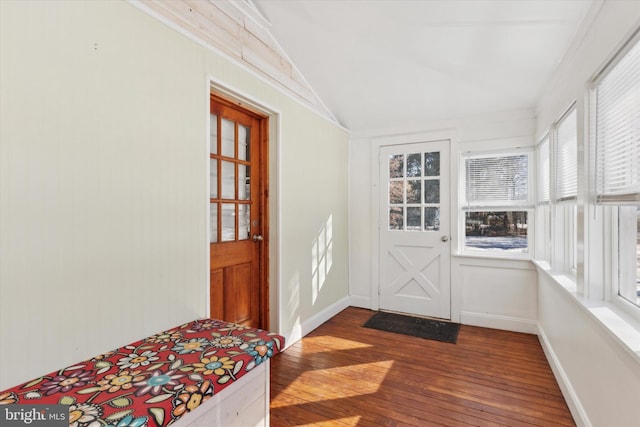 sunroom / solarium featuring a healthy amount of sunlight