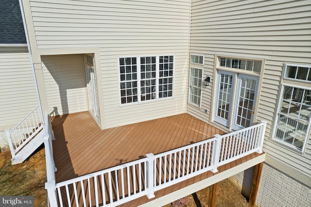 view of deck