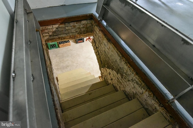 view of entry to storm shelter