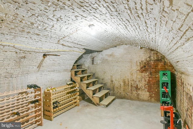 view of basement