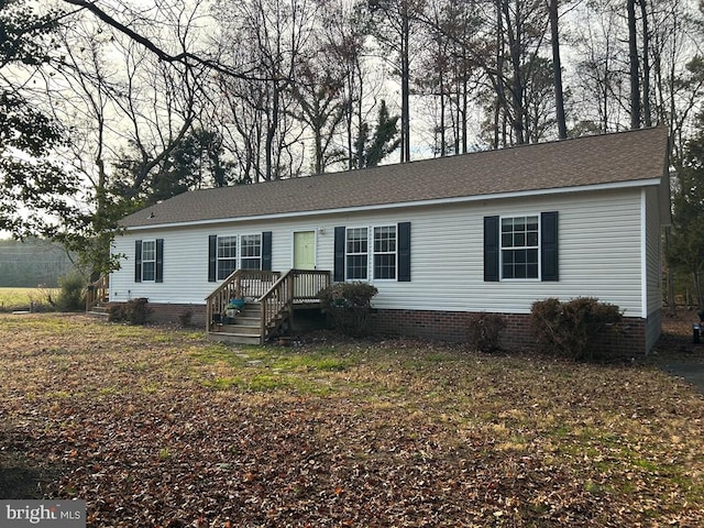 view of front of property