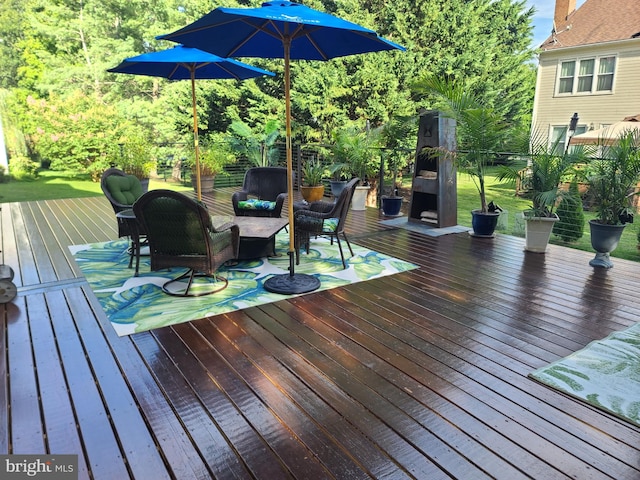 view of deck