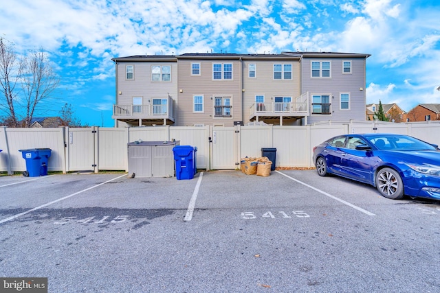 view of vehicle parking