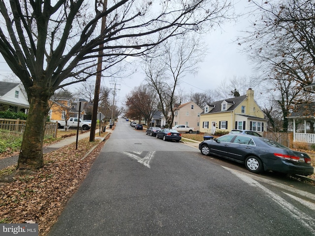 view of road