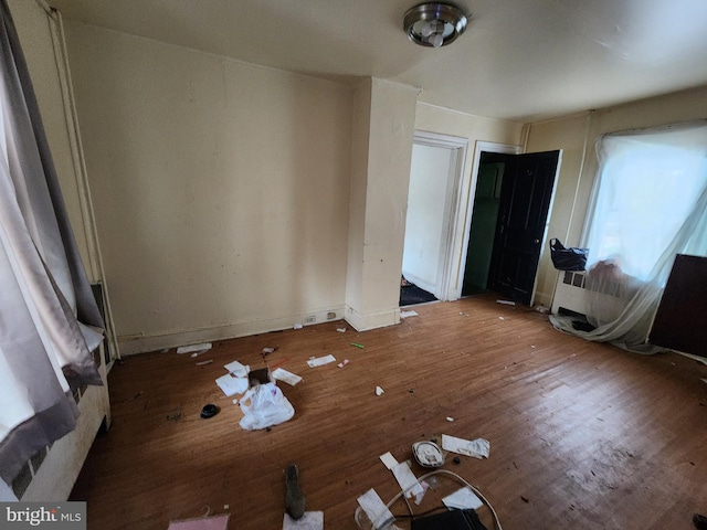 interior space featuring hardwood / wood-style flooring