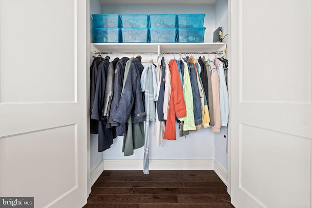 view of closet