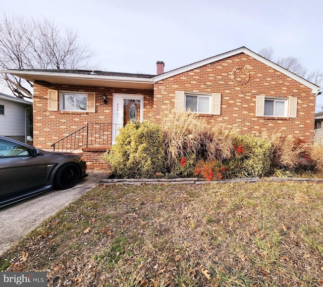 view of front of home