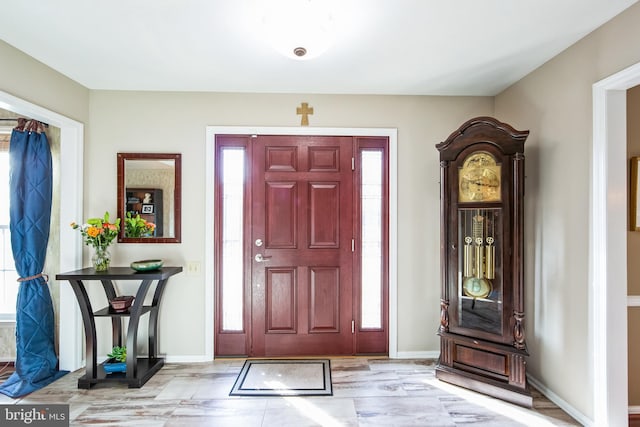 view of foyer