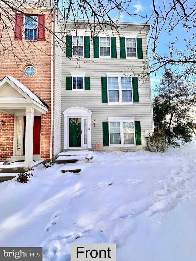 view of townhome / multi-family property