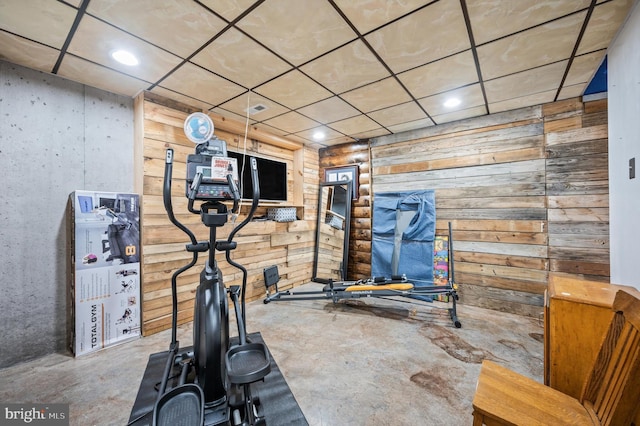 view of exercise room