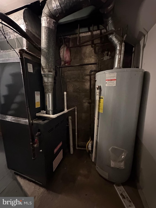 utilities with gas water heater