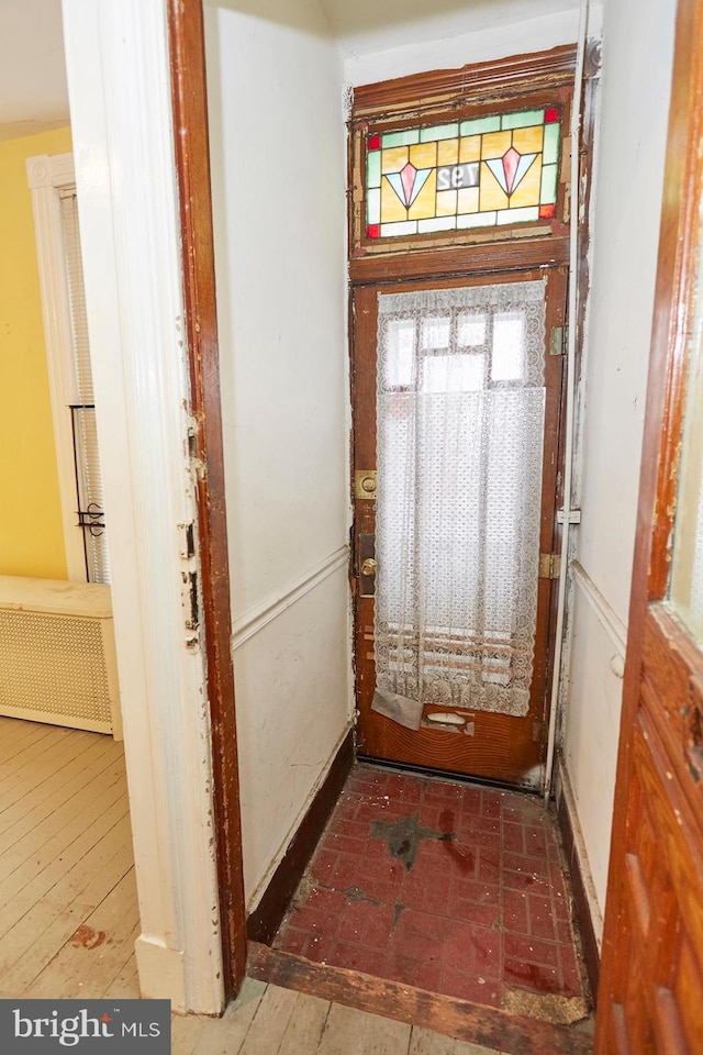 view of doorway to outside