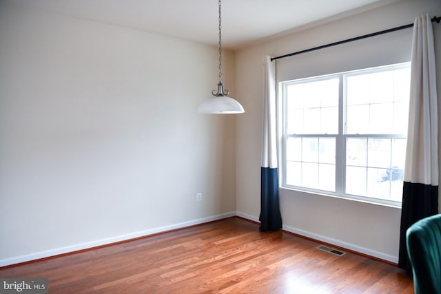 interior space featuring hardwood / wood-style floors