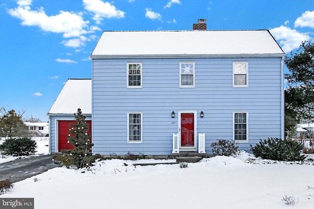 view of colonial house