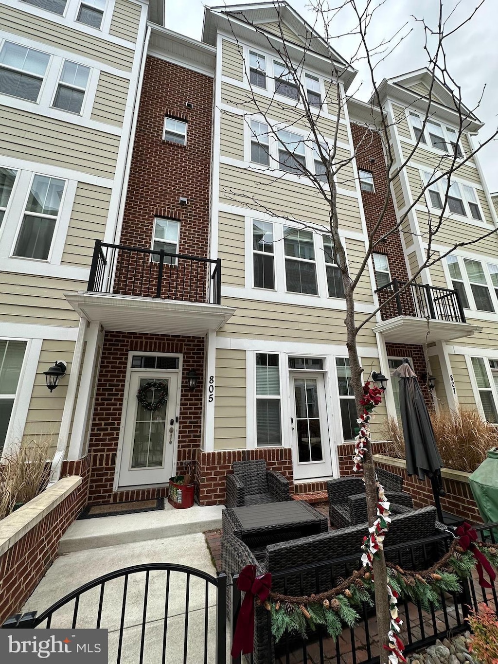 exterior space with a balcony