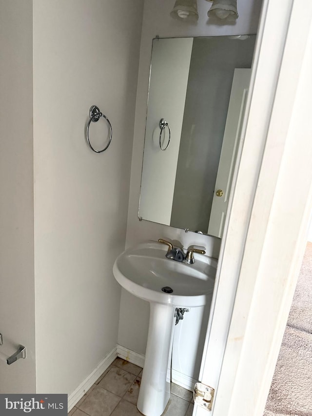 bathroom featuring tile patterned floors