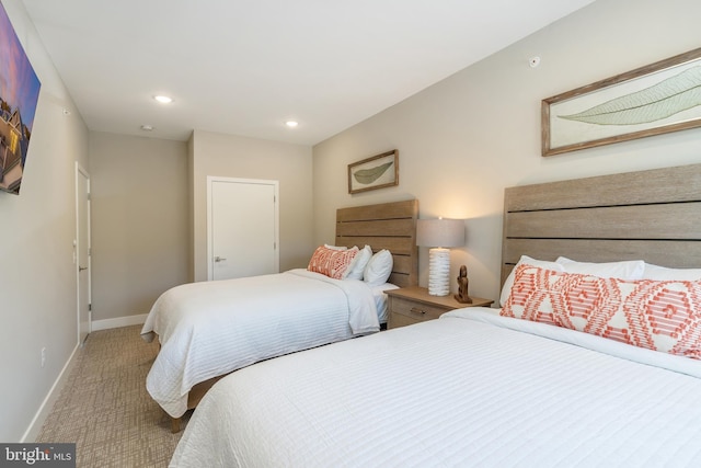 bedroom with carpet flooring