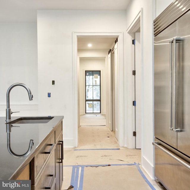 913 Drexel Ln, Bryn Mawr, PA 19010 - bathroom featuring a sink and baseboards