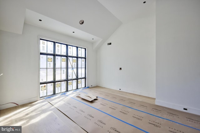 913 Drexel Ln, Bryn Mawr, PA 19010 - spare room with lofted ceiling