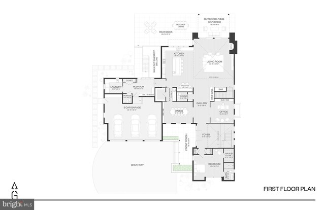 913 Drexel Ln, Bryn Mawr, PA 19010 - home floor plan