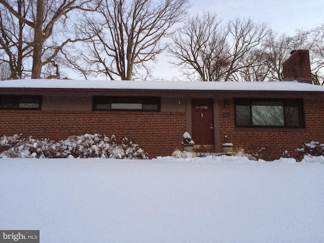 view of ranch-style home