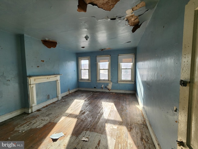 interior space featuring hardwood / wood-style flooring