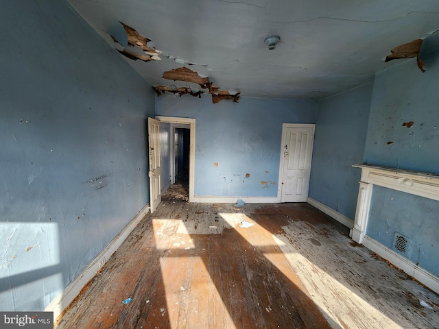 view of unfurnished living room