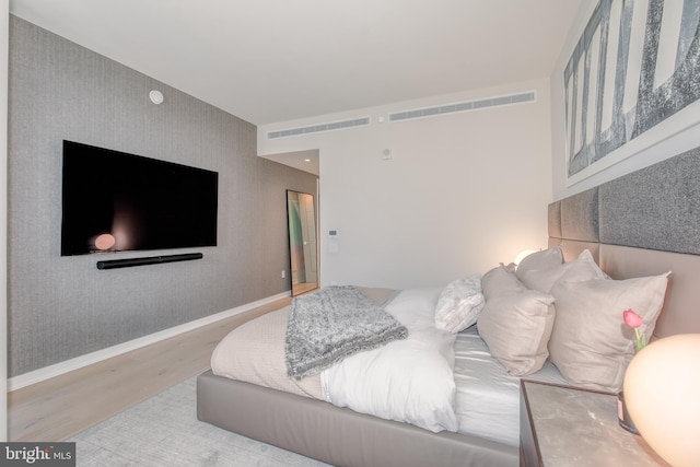 601 Wharf SW Unit 1007, Washington, DC 20024 - bedroom featuring light hardwood / wood-style flooring