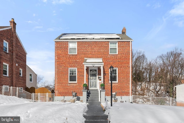 view of front of home