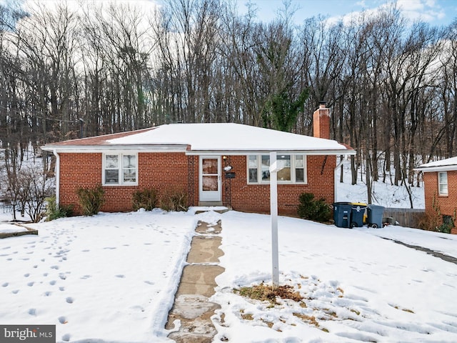 view of front of home