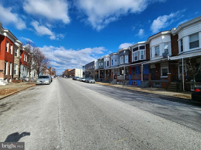 view of road