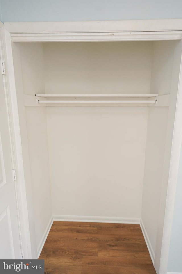 view of closet