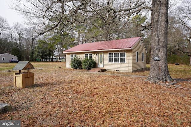 view of ranch-style house