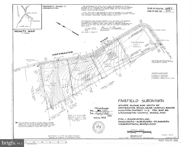 2040 Hoffmaster Rd, Knoxville MD, 21758 land for sale