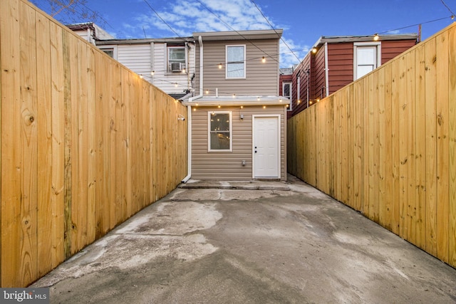 rear view of house with a patio area