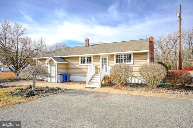 view of ranch-style house