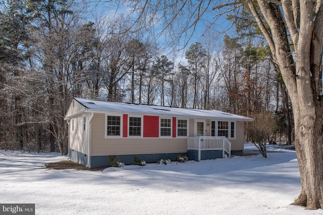 view of front of home