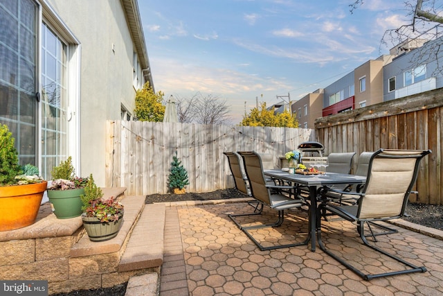 view of patio