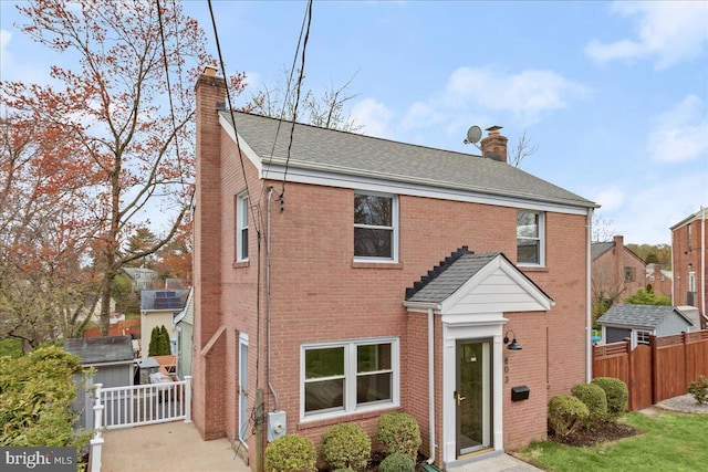 view of front of home