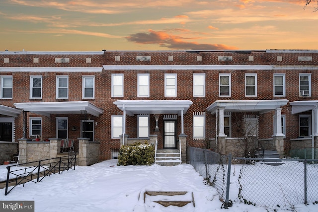 view of townhome / multi-family property