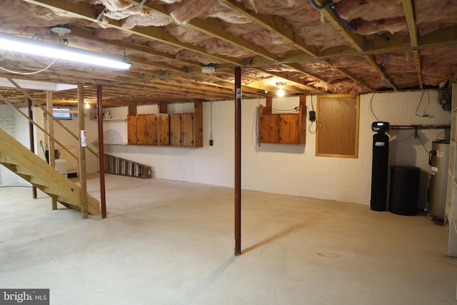 view of basement